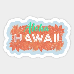 Aloha Hawaii Sticker